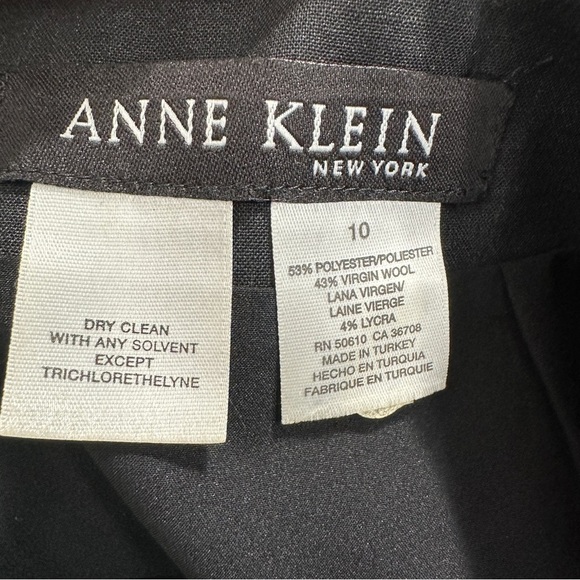 Anne Klein midi skirt, size 10, NWT, fit and flare with back kick pleat, fall - Picture 8 of 11